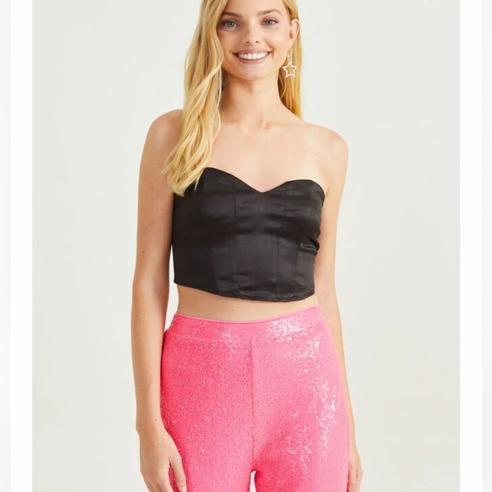 🌿NWT•Altar’d State•Satin•Corset•Tube Top•Size XS•